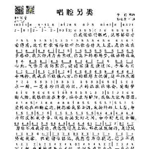 唱腔另类_歌谱投稿_词曲:子芮 子芮