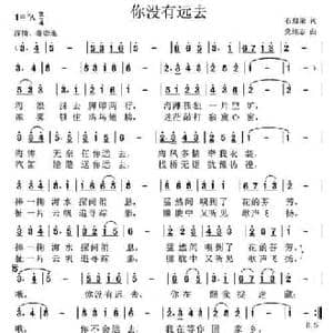 你没有远去_民歌简谱_词曲:石启荣 党继志
