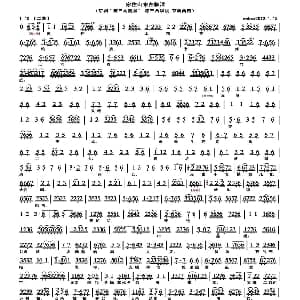 京剧谱 | 家住山东在临清 陈三两爬堂 选段 琴谱 刘桂娟