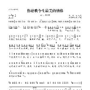 你是我今生最美的情缘_歌曲简谱_词曲:崔伟立 崔伟立
