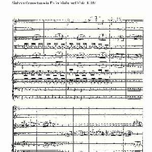 Eb调小提琴与中提琴炫技序曲, K.364 二