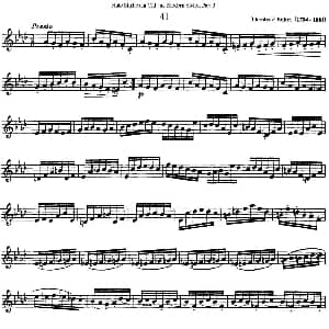 长笛曲谱 | 斯勒新老风格长笛练习重奏曲 第三部分 NO.41 Siegfried Thiele S. 斯勒