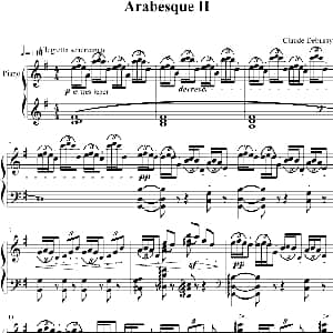 阿拉伯风格幻想曲 No.2 钢琴谱