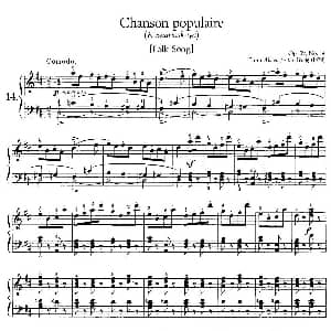 Album for the Young Op.39 钢琴谱 彼得 伊利奇 柴可夫斯基