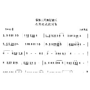 中国民族民间舞曲选 十四 傣族舞蹈 金风吹来的时