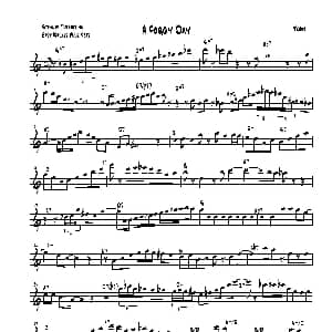 萨克斯谱 | A Foggy Day