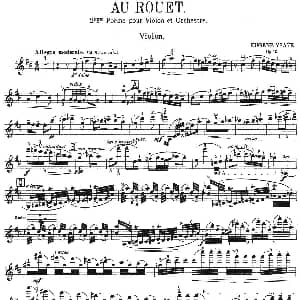 小提琴谱 | 伊萨伊作品集 Au Rouet 伊萨伊