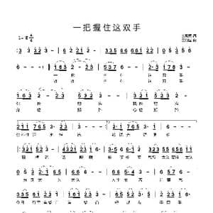 一把握住这双手_歌曲简谱_词曲:王殿国 王殿国
