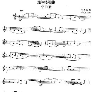 趣味练习曲 小白菜 娄润良