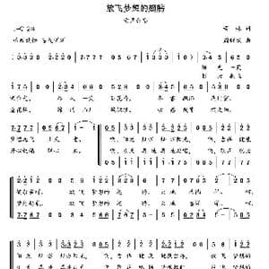 放飞梦想的翅膀_歌曲简谱_词曲:董林 周耀斌