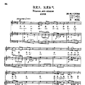 声乐教学曲库3 48你发火,就爱生气 意大利 _外国歌谱_词曲: 佩尔戈莱西
