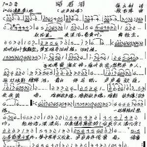 昭君泪_歌谱投稿_词曲:徐立树 张艺军