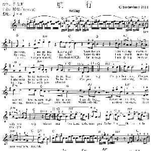 电子琴谱 | 航行 Sailing 弹唱谱