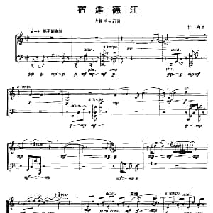 宿建德江 大提琴 新笛 杜卉