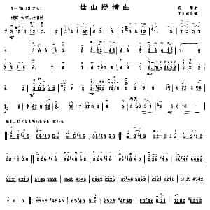 二胡谱 | 壮山抒情曲