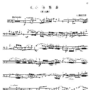 g小调小协奏曲 大提琴 巴克拉诺娃