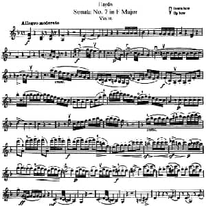 小提琴谱 | Soata No.7 in F Major