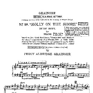 Molly on the Shore 钢琴谱 帕西 奥尔德里奇 葛仁杰
