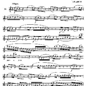 萨克斯谱 | 萨克斯练习曲合集 2—62 克莱门蒂