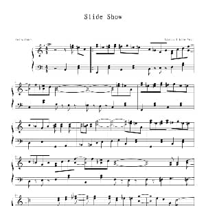 Slide Show 钢琴谱