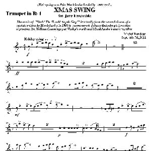 XMAS SWING 第一降B小号分谱