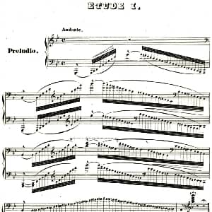 李斯特帕格尼尼大练习曲1 钢琴谱 李斯特