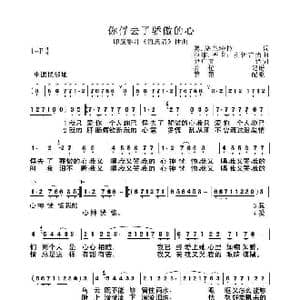 你俘去了骄傲的心_歌谱投稿