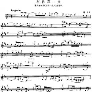 小提琴谱 | 相信那一天 电视剧 上海一家人 插曲 雷蕾