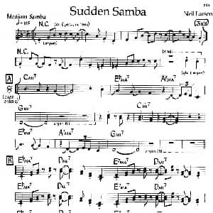 Sudden Samba 钢琴谱