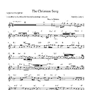 萨克斯谱 | The Christmas Song 高音萨克斯