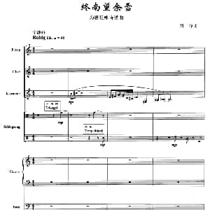 终南望余雪 合奏 刘铮