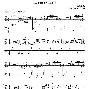 手风琴谱 | LA VIE EN ROSE 玫瑰人生