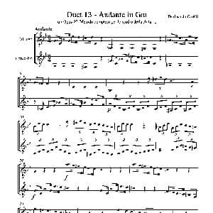 Metodo Completo Op.27 3 吉他谱 卡鲁里 Ferdinando Carulli