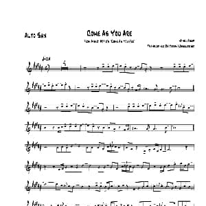 萨克斯谱 | Come As You Are 中音萨克斯