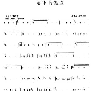 葫芦丝谱 | 心中的孔雀