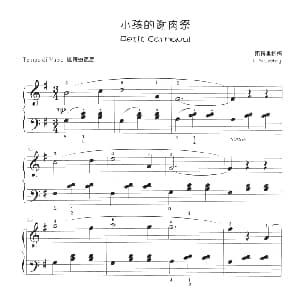 小孩的谢肉祭 钢琴谱 斯特里鲍格