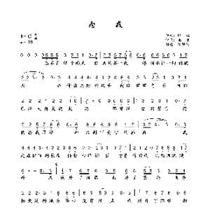 雨夜_歌曲简谱_词曲:婧琪 亚郎