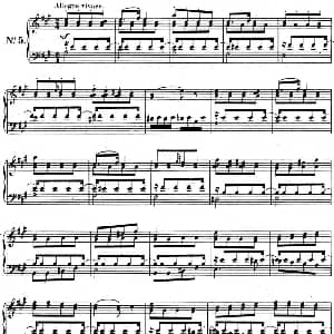 门德尔松无词歌Op.102 钢琴谱 门德尔松