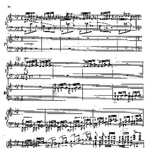 F大调爵士钢琴协奏曲 钢琴谱 格什温