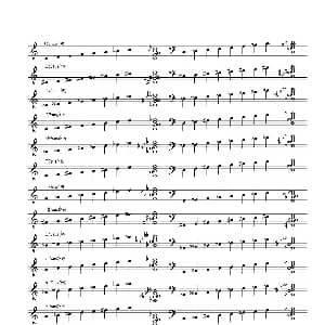 萨克斯谱 | 常见爵士音阶 P.61 80