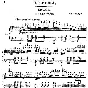 Douze Etudes de Salon Op.5 钢琴谱 阿道夫 冯 亨赛尔特