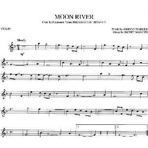 小提琴谱 | Moon River 月亮河