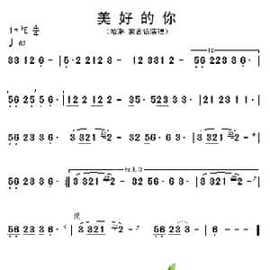 美好的你_歌谱投稿