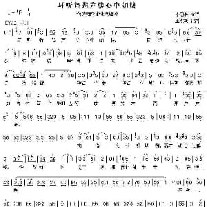 秦腔 耳听得悲声惨心中如捣 锁麟囊 薛湘灵唱段 李君梅 王俊朝 记谱制谱