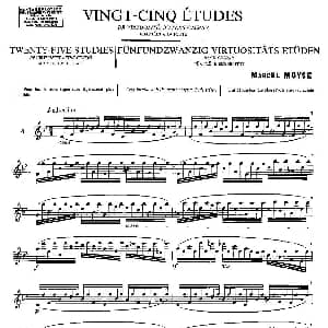 长笛曲谱 | Moyse 25 Studies after Czerny flute 4 25首改编自车尔尼作品的练习曲 Moyse