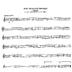 萨克斯谱 | When The Saints Go Marching In