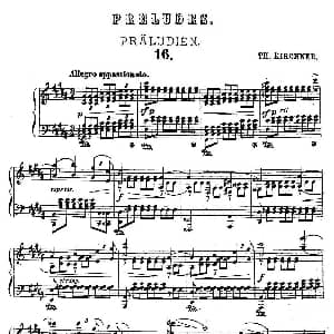 16 Preludes Op.9 钢琴谱 狄奥多 柯希纳