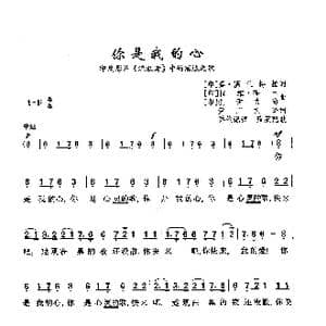 你是我的心_歌曲简谱_词曲: 印度 赛 塞兰特拉 印度 拉维 香卡