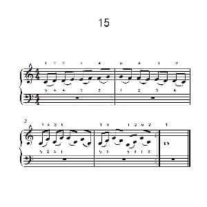 连音练习 15 钢琴谱