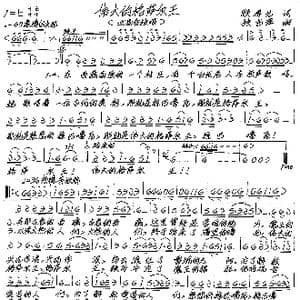 伟大的格萨尔王_歌谱投稿_词曲:顾孝光 张艺军